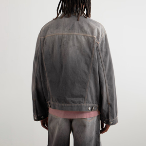 ชุดกางเกงยีนส์ขาสั้นผู้ชาย คุณภาพดี กางเกงยีนส์ขาสั้นผ้าฝ้ายผู้ชาย ราคาถูก มีสินค้าในสต็อกจากโรงงาน ชุดลำลองขาสั้นผู้ชาย - Product Image 4