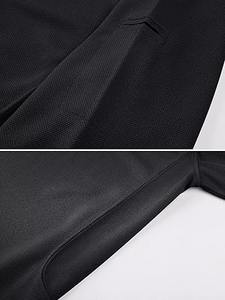 Custom Embroidered Logo Regular Fit 100% Navy Blue Stretch Cotton Pique <b>Polo</b> <b>Shirt</b> <b>with</b> Concealed Button Placket and Rib - Product Image 4