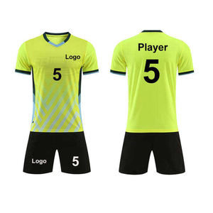 Uniformes de Fútbol Personalizados para Hombre, 100% Poliéster Transpirable, con Estampado Frontal, Pantalones Cortos, Manga Corta, Secado Rápido, OEM/ODM - Product Image 5