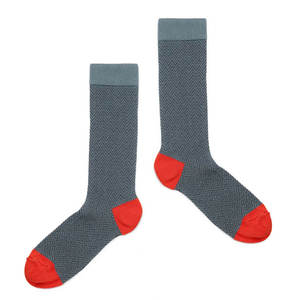 Men's <b>Leg</b> <b>Warmers</b> 100% Cotton Winter Casual ODM Quality Thin Fashion Stripe Funky Colors Cushioned Invisible Style - Product Image 5