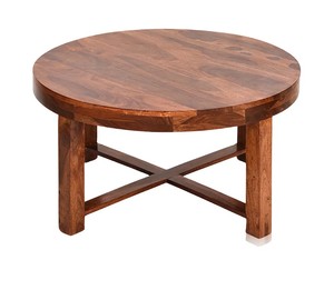 Table basse ronde en bois massif pour gagner de la place avec 4 tabourets |   Table basse circulaire artisanale avec tabouret compensé |   Vente en gros en Inde - Product Image 6