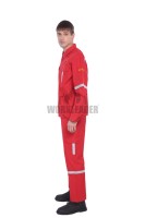 Ensemble chemise et pantalon FR NFPA 70E CAT1, protection contre les arcs électriques ASTM F1506 IIIA 4.5oz, combinaison de protection électrique en aramide intrinsèque pour le secteur pétrolier et gazier