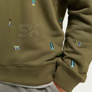 Sudadera Bordada Hecha con el Mejor Material, Sudadera Bordada para Hombre de Alta Calidad en Venta en Línea - Product Image 5
