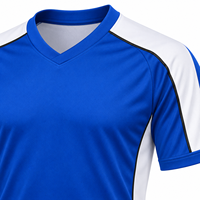 Kit de football personnalisé avec nom et numéro du joueur, maillot et short de football sublimés, 100% polyester, col en V, uniforme d'équipe OEM