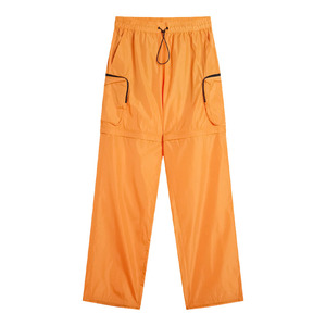 Wholesale <b>Waterproof</b> Breathable Quick Dry Nylon Windbreaker <b>Cargo</b> <b>Pants</b> Custom Logo Lightweight Loose Fit for Men - Product Image 1