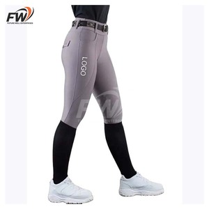 Leggings de equitación para mujer con asiento completo de silicona, al por mayor - Product Image 1