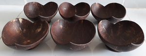 OFERTA ESPECIAL: TAZÓN HECHO A MANO DE CÁSCARA DE COCO, NATURAL, ECOLÓGICO, REUTILIZABLE, PARA COCINA Y COMEDOR - Product Image 4