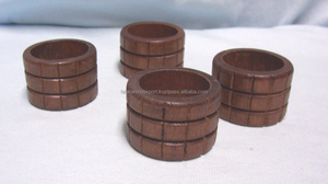 New Vintage <b>Wooden</b> <b>Napkin</b> <b>Ring</b> Round Shape High Quality Solid <b>Wooden</b> <b>Napkin</b> <b>Ring</b> for Kitchenware Modern Designer From FWE - Product Image 5