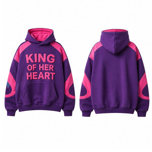 Sudaderas con Capucha Modernas y Elegantes de Manga Larga con Estampado Puff, Transpirables y Cómodas para Hombre, con Logotipo en Relieve - Product Image 1