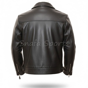 Custom <b>Men</b> Fashion Leather <b>Jacket</b> Made in Pakistan High Quality Fashion Leather <b>Jacket</b> For Sale In Low Price - Product Image 2