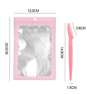 Lot de 12 rasoirs à sourcils, tondeuses, rasoirs faciaux et rasoirs Dermaplane avec capuchon de précision pour le visage des femmes - Product Image 3