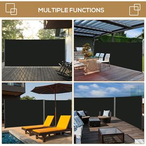 Schermo Privacy Retrattile 300x200 cm, Protezione per Vialetti, Schermo Esterno Istantaneo, Recinzione Laterale per Terrazze, Larghezza Massima 6m - Product Image 6