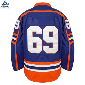 Jersey de Hockey sobre Hielo Deportivo Transpirable, Diseño Personalizado OEM/ODM, de Alto Rendimiento, Clásico con Cordones, para Venta al Por Mayor - Product Image 3