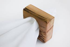 Personalized Bamboo Napkin <b>Ring</b> Square Wooden Table Decor Custom <b>Name</b> Engraved Dinner Napkin Holder for Wedding - Product Image 3