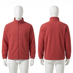 Veste à capuche unisexe en polaire premium 320 GSM, fermeture éclair intégrale, douce, chaude, imperméable, respirante, hiver, OEM ODM - Product Image 5