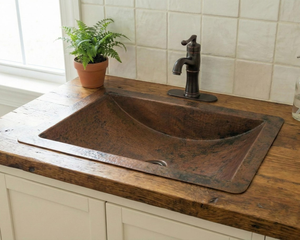 top mount copper sink drop in copper sink custom copper sink polished copper <b>basin</b> matte copper sink brushed copper sink - Product Image 1