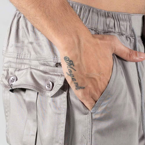 Pantalones Tácticos Resistentes para Hombre, Corte Recto, Cintura Media, Elásticos, Ajustados, con Múltiples Bolsillos, para Uso en Exteriores - Product Image 6