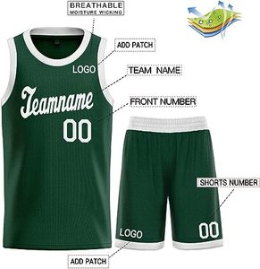 Ensemble d'uniformes de basketball imprimés en polyester à 100 %, impression numérique, prix attractif, directement de l'usine - Product Image 6