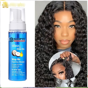 Mousse Espumoso para Rizos con Aceite de Coco y Karité de Marca Blanca, Producto para Peinar el Cabello con Fijación Fuerte, Anti-Frizz y Definición de Rizos - Product Image 3