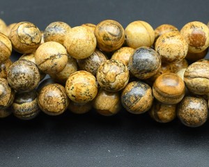 Jaspe Natural Redondo Facetado Calibrado, Piedra Preciosa Suelta Sin Tratar, Certificada, Lote al por Mayor de Cuentas para Joyería - Product Image 1