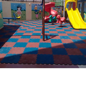 Baldosas de caucho premium para parques infantiles escolares - Product Image 1