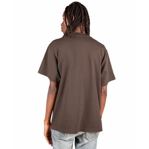 T-shirt OEM personnalisé avec logo, teint en pièce, épais 220 GSM, style streetwear, col rond, manches courtes, vierge, marque privée - Product Image 5