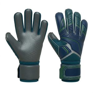 Gants de gardien de but de football prêts pour le match avec doublure intérieure confortable, traction puissante sur la paume, mobilité flexible des doigts et manches longues - Product Image 1