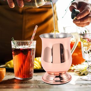 Mug de voyage en cuivre de style européen de qualité supérieure, réutilisable, étanche, portable, grande capacité pour café, thé, bière, vin - Product Image 3