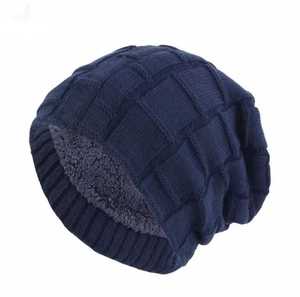 Unisex Solid <b>Beanie</b> Hat Polyester Hand Knitted Adjustable Breathable & <b>Waterproof</b> Casual Winter Headwear for Adults 56-58CM - Product Image 5