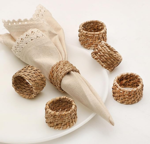 Budget-Friendly Classic Eco-Friendly Round Napkin Rings Set 2025 Wholesale Woven Tissue Holder for <b>Christmas</b> Direct From Factory - Product Image 5
