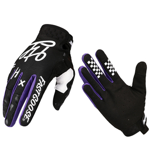 Custom MTB Mountain <b>Bike</b> Cycling Gloves Full <b>Finger</b> Breathable Anti Slip Touchscreen Protective Grip Hook Loop Closure Unisex - Product Image 3