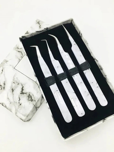 Ensemble d'outils d'extension de cils en acier inoxydable de haute qualité, miroir à cils, instruments de beauté et pinces à cils - Product Image 1