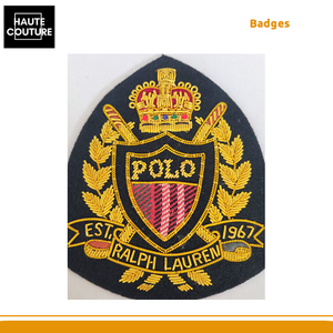 Offre incroyable - Badge en métal personnalisé fabriqué en Inde, taille 7 x 9 cm, avec feuilles et couronne, au prix le plus bas - Product Image 5