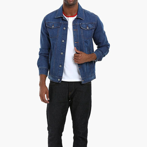 Chaqueta de Mezclilla para Hombre, Estilo Urbano, Manga Larga, 100% Algodón, Nueva Colección, Fabricación Directa de Fábrica, Venta al Por Mayor Personalizada - Product Image 1