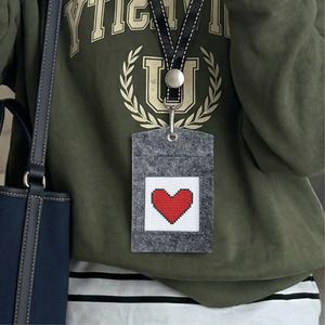 Kit créatif DIY, kit de porte-cartes en point de croix amusant pour enfants et adultes, idée de cadeau fait main - Product Image 3