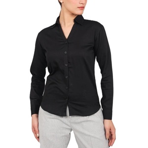 Camisa de Vestir Formal Clásica de Manga Larga 100% Algodón Personalizada para Mujer, para Oficina, Negocios, Uso Casual, Ropa de Mujer de Alta Calidad - Product Image 6