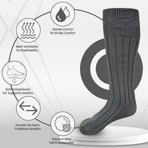 Top Rated Highland Scottish Kilt Hose <b>Socks</b> for Men Traditional <b>Long</b> Length <b>Wool</b> Blend Breathable Comfortable <b>Socks</b> 2026 - Product Image 2