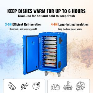 Boîte isotherme de 127 litres avec contrôle automatique de la température, chargement frontal, chauffe-plats avec doubles boucles pour la restauration - Product Image 2