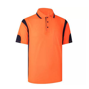 Camiseta Polo de Manga Corta de Alta Visibilidad Reflectante para Seguridad - Product Image 3