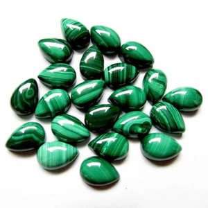 Qualité Super Fine Naturel 5x7mm Malachite Poire Lisse Cabochons Certifié Bijoux en Pierres Précieuses en Vrac En Ligne Maintenant Prix Usine - Product Image 3