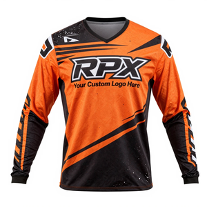 Camisetas de Motocross Personalizadas de Talla Grande, Transpirables, Resistentes al Viento, Ignífugas e Impermeables, Ropa Deportiva - Product Image 1