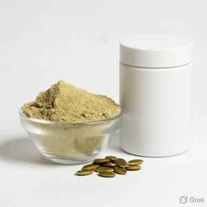 Factory Supply Food Grade Organic Pumpkin Seed <b>Extract</b> 70% Protein Powder Herbal Vitamin Supplement in Bottle or Can Packaging - Product Image 3