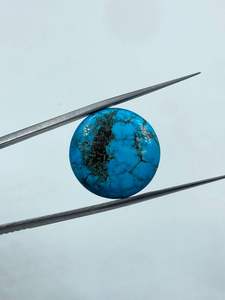 Turquoise bleue naturelle ronde 20 mm CTS-23.85 pour pendentif, pierre brute, approvisionnement en vrac d'Inde, exportateur à prix imbattable - Product Image 4