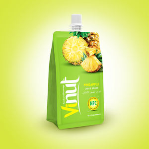 Jugo de piña OEM ODM Etiqueta privada Fabricante de bebidas Formulación personalizada Fábrica de Vietnam Bolsa de 300ml 24 por caja - Product Image 1