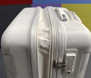 <span class=keywords><strong>Valise</strong></span> extensible à fermeture éclair de grande capacité 24 pouces, résistante à l'usure, 360 °   Roues silencieuses et cadenas à combinaison personnalisé - Product Image 4