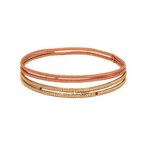 Gold Plated Artificial <b>Ruby</b> Bangles-Trendy Copper & Brass <b>Bracelets</b> for Engagement - Product Image 2