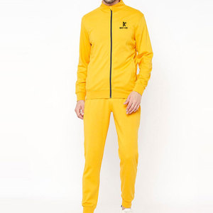 Survêtement zippé pour homme, couleur unie, design et taille personnalisés, prix bas, vente en gros, qualité supérieure, fabriqué au Pakistan - Product Image 1