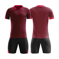 Maillot de football blanc pour homme avec bordure bleue, manches courtes, col en V, polyester respirant, uniforme de football