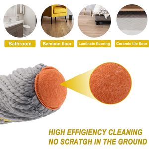 Mop per Pavimenti Autolavante Resistente con Manico Lungo 145 cm per Pulizia di Legno, Vinile, Piastrelle e Marmo - Product Image 2