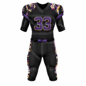 Uniforme de Fútbol Americano Personalizable 2026, Transpirable, con Nombre del Equipo, Ropa Deportiva de Alto Rendimiento, OEM, ODM, al por Mayor - Product Image 2
